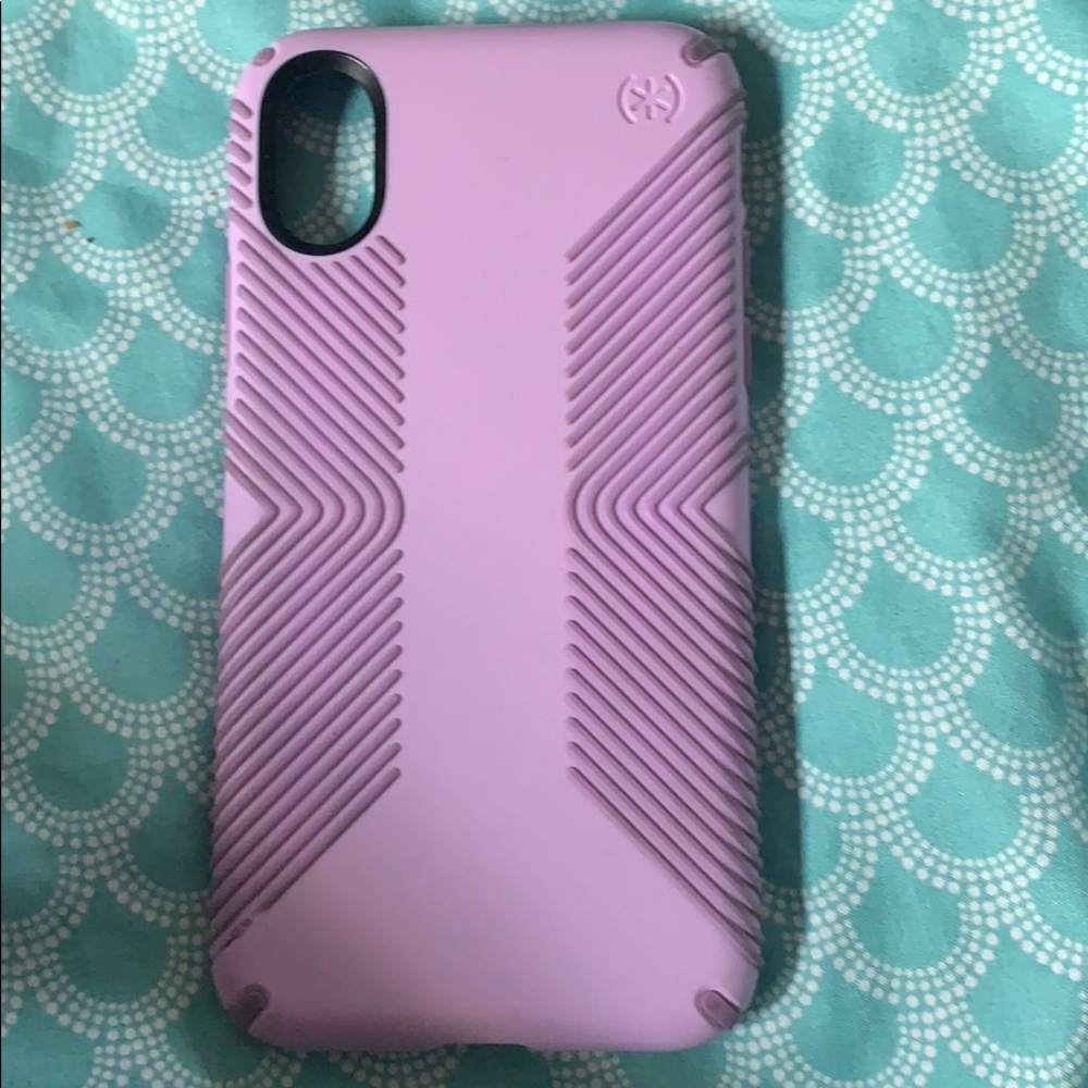Purple Speck IPhoneXS case